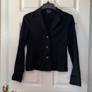 VTG 90’s Theory for Scoop Black Linen Blazer Jacket